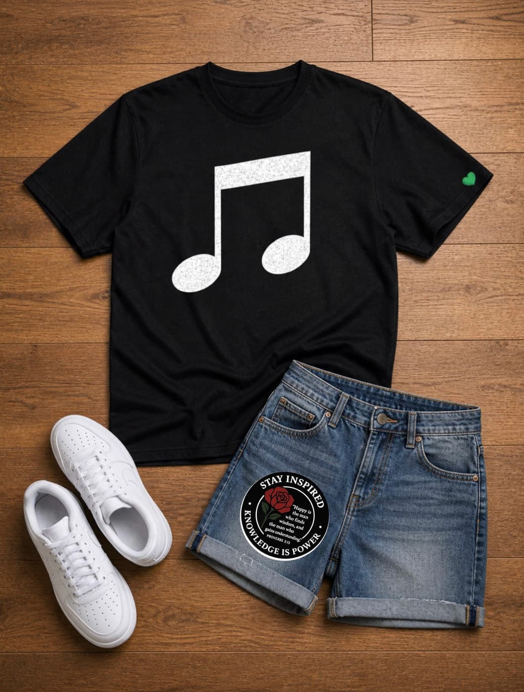 Music Tee Black