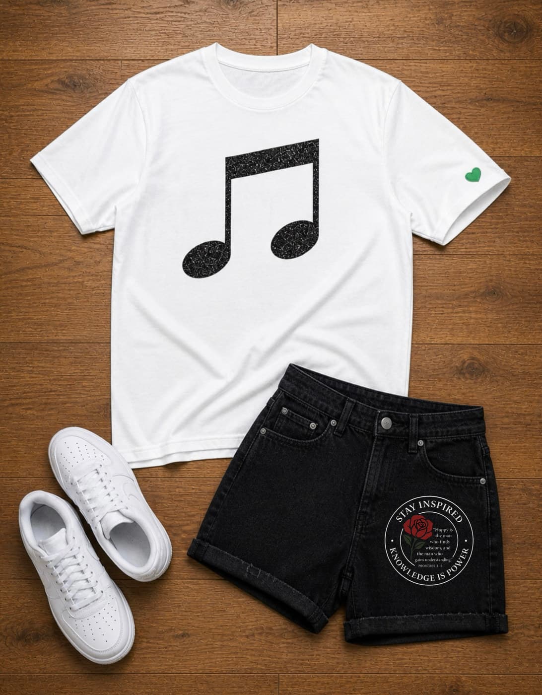 Music Tee White