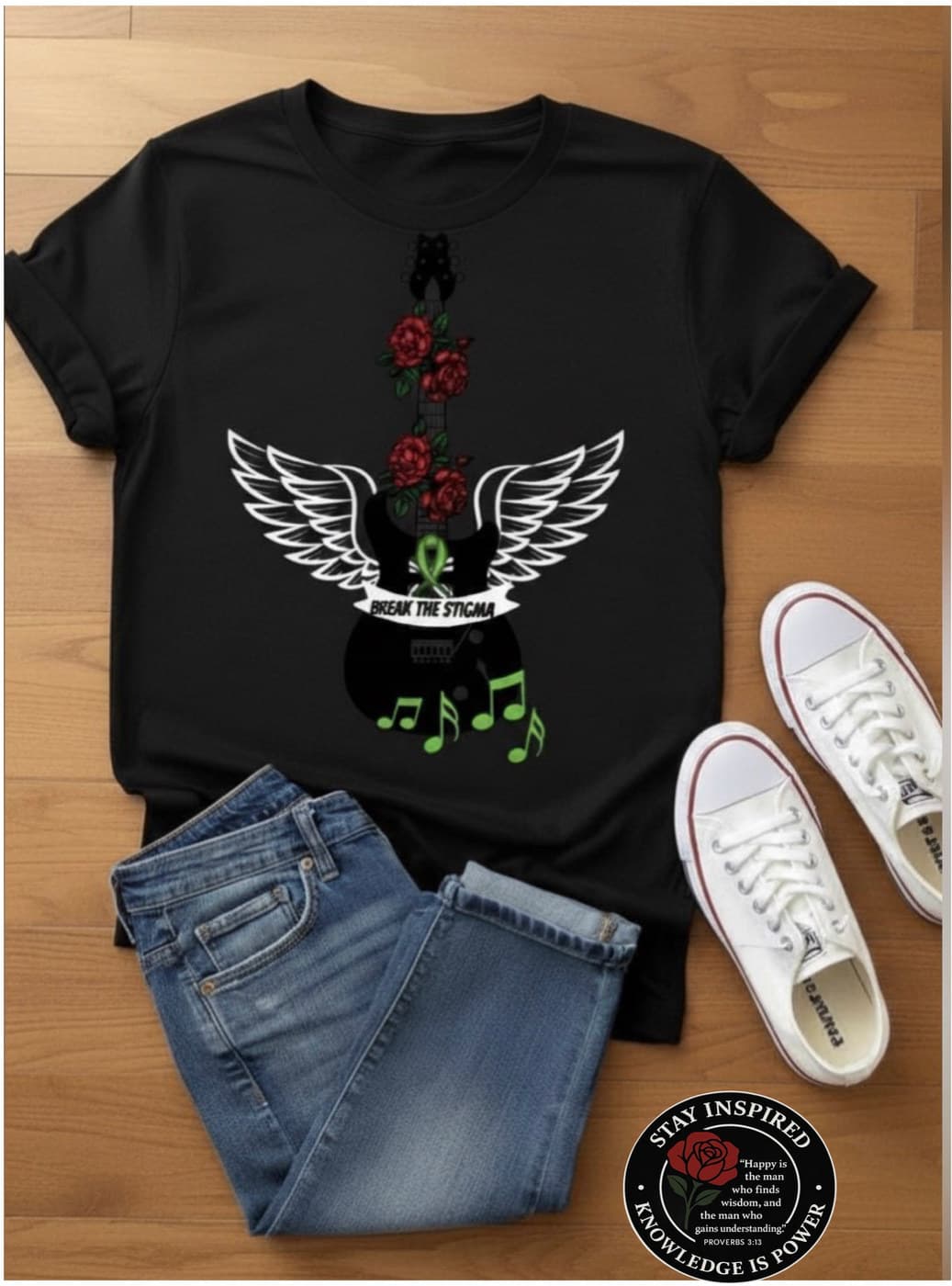 Winged Guitar Tee